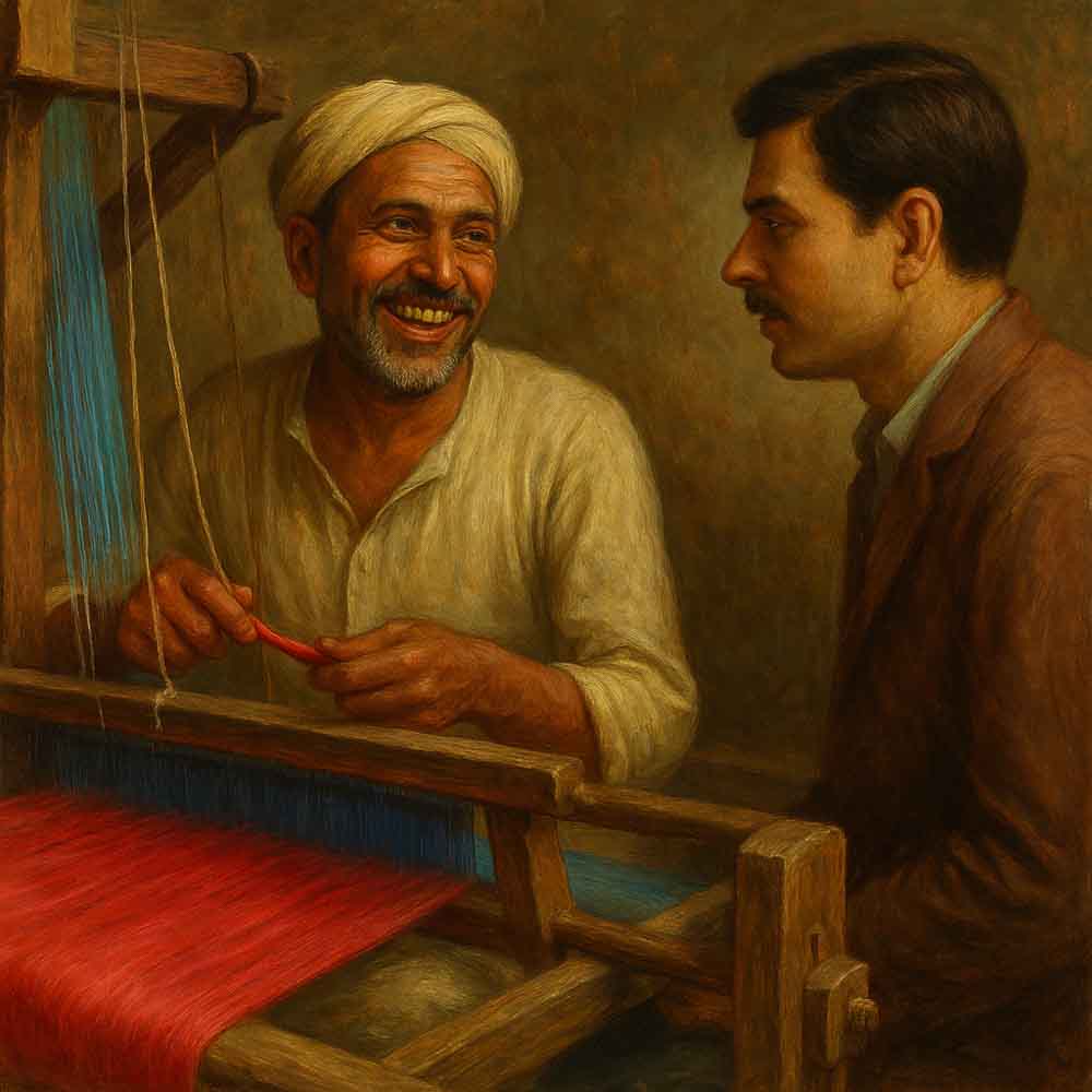 Handloom Blues-Kramshah (क्रमशः)-HolyWeaves