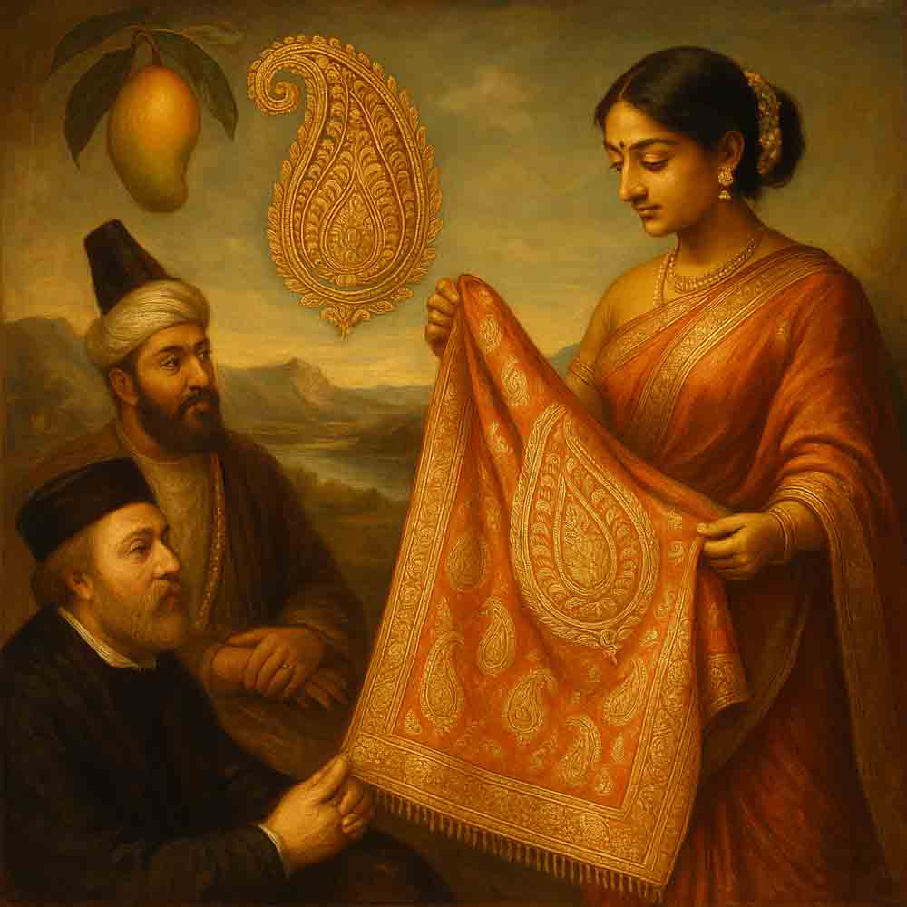 The Paisley Motif in Banarasi Textiles: A Journey Through History-HolyWeaves