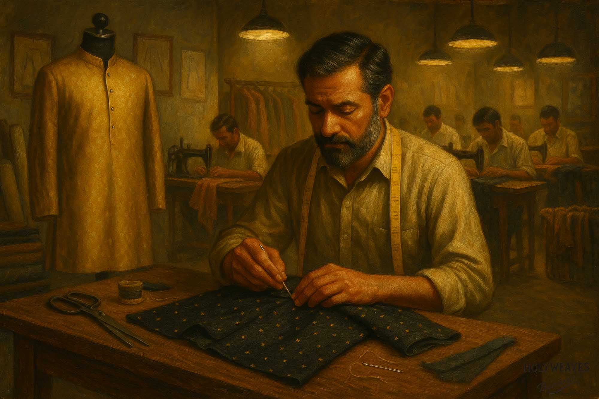 Fabrics For Men's Kurta-HolyWeaves