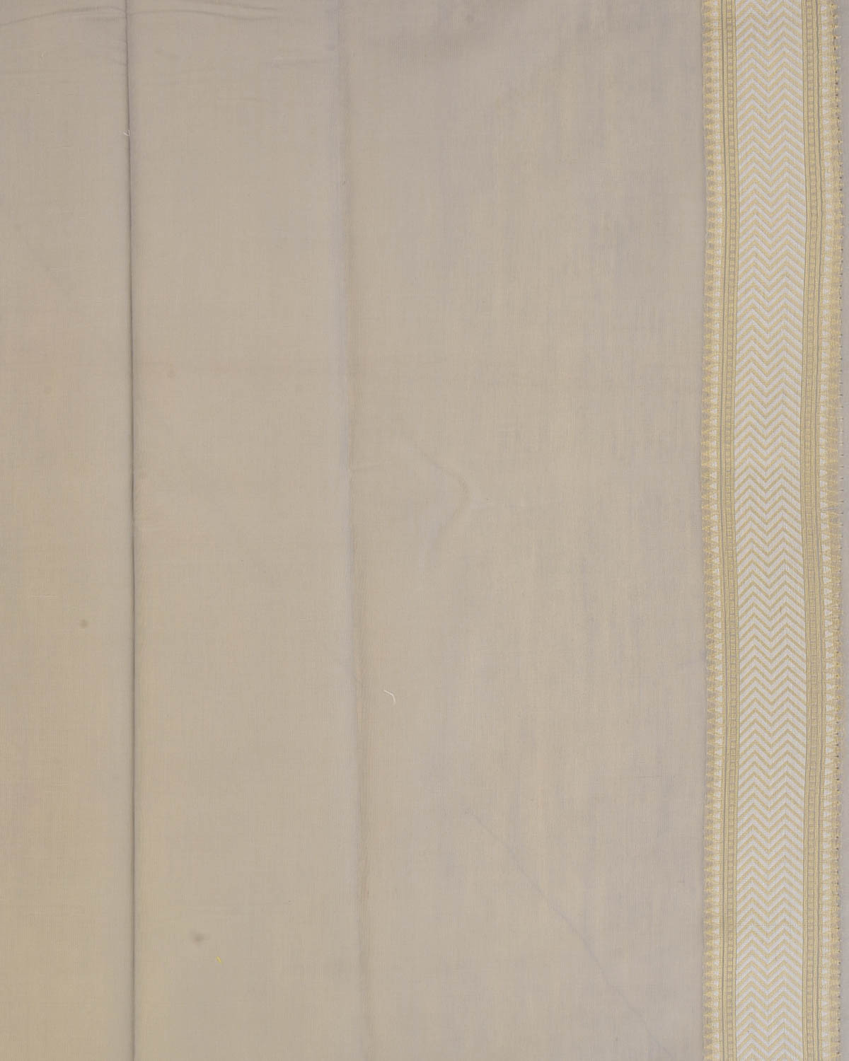 Gray Banarasi Zari & Resham Grids Cutwork Brocade Woven Art Cotton Silk Saree-HolyWeaves