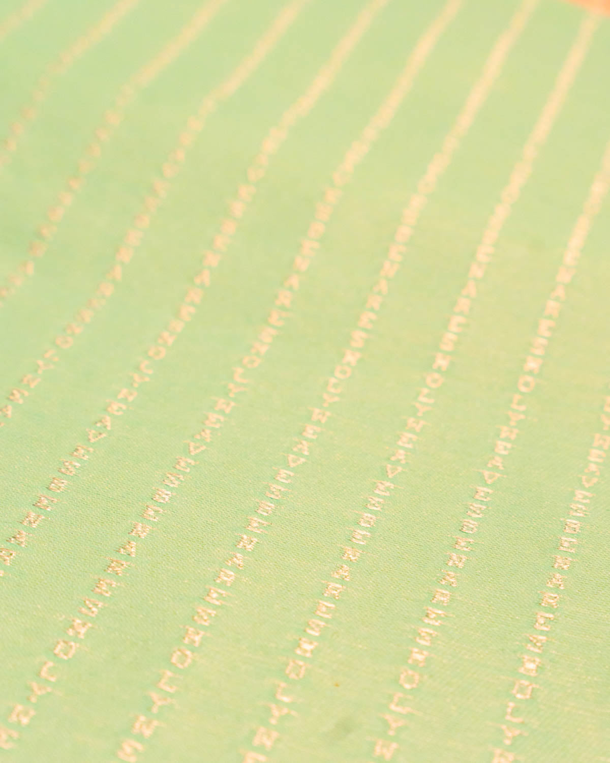 Custom Woven Pinstripe Luxury Packaging Fabric - By HolyWeaves, Benares