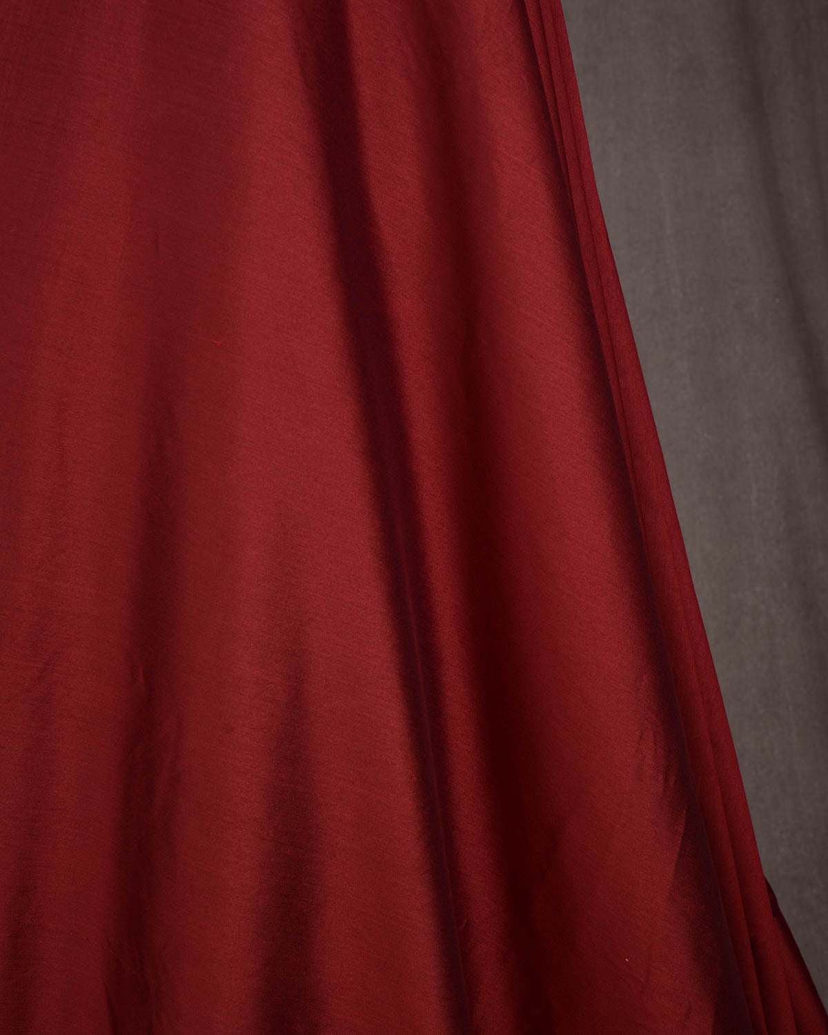 Maroon Plain Art Cotton Silk Fabric for Pyjama, Chudidar, Furnishings etc-HolyWeaves