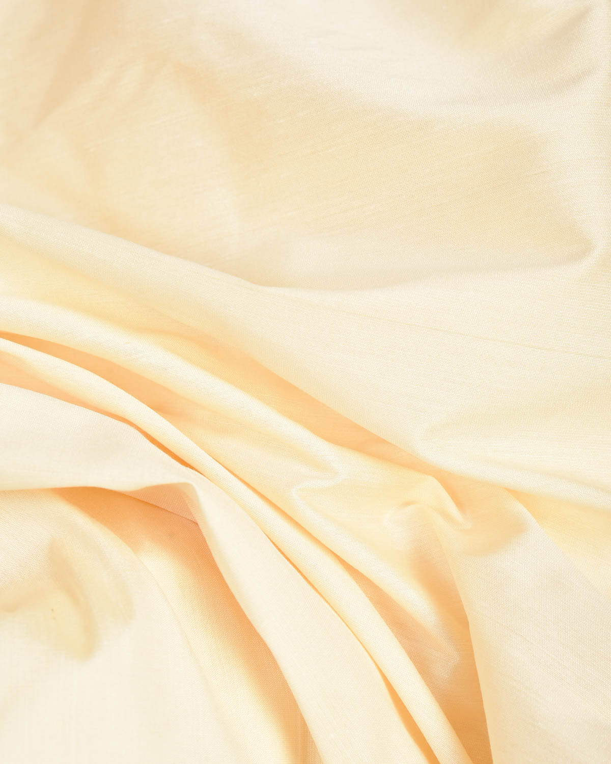 Cream Poly Cotton Silk Fabric for Pyjama, Chudidar, Furnishings etc-HolyWeaves