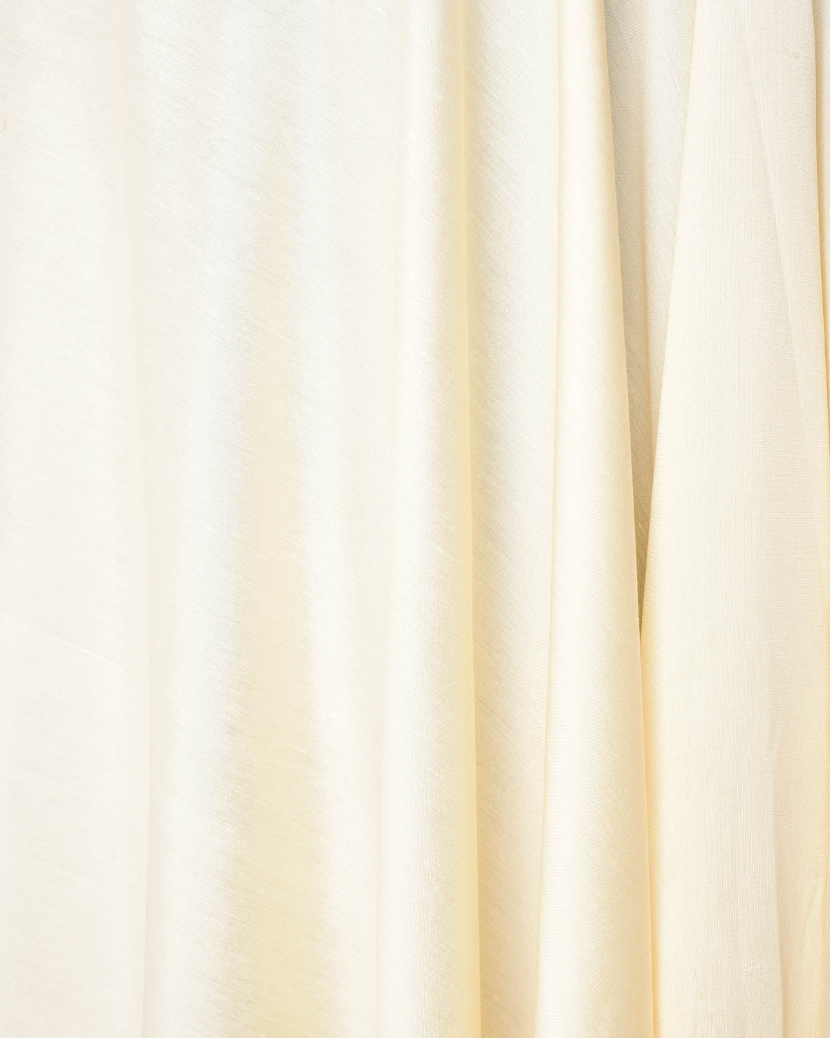 Cream Poly Cotton Silk Fabric for Pyjama, Chudidar, Furnishings etc-HolyWeaves