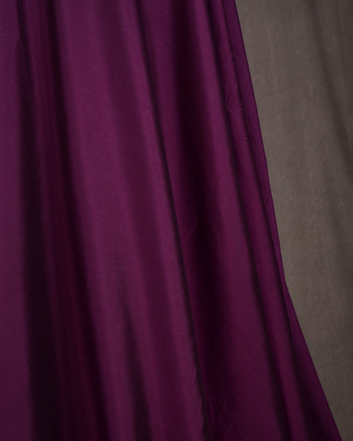 Purple Poly Cotton Silk Fabric-HolyWeaves