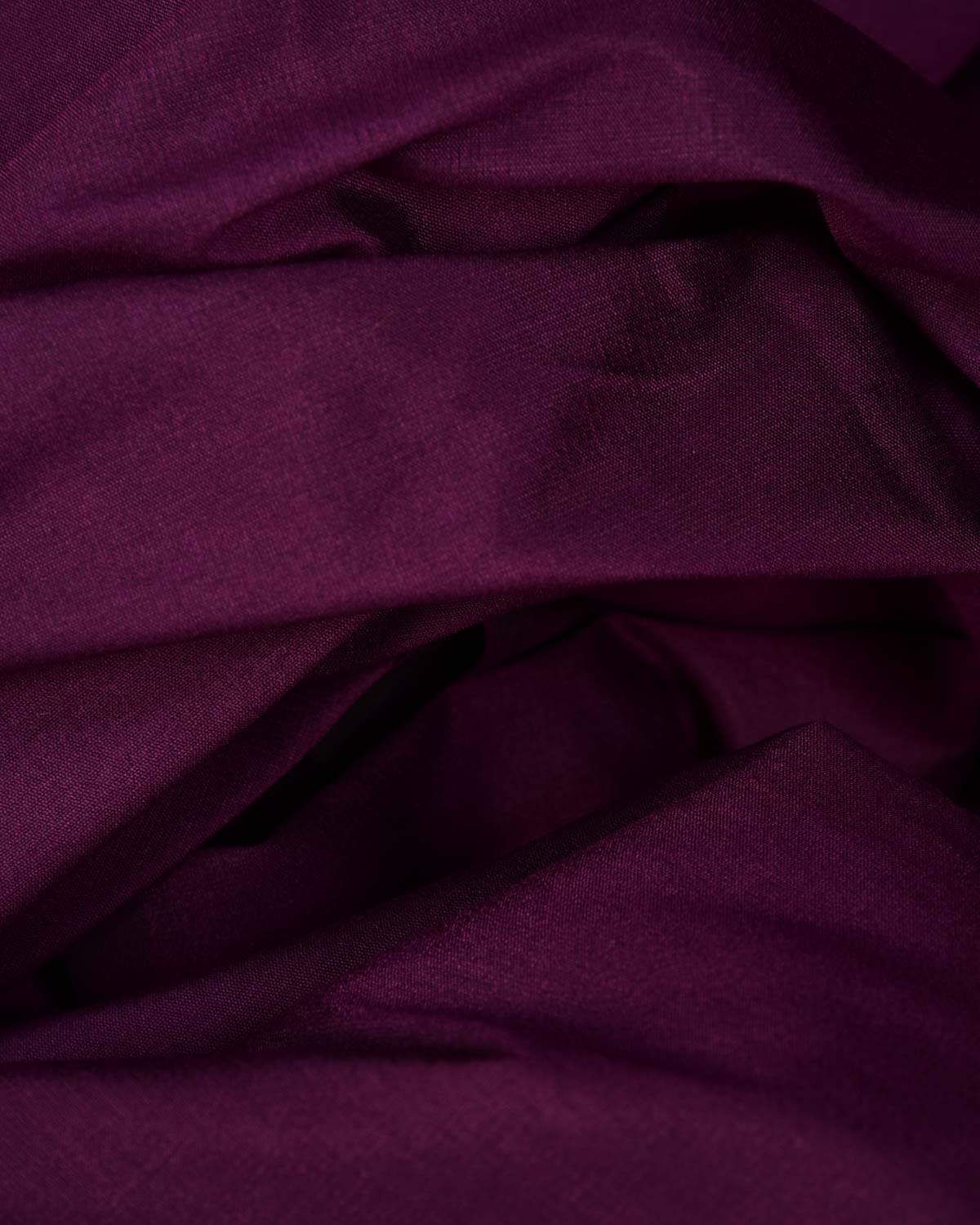 Purple Poly Cotton Silk Fabric-HolyWeaves