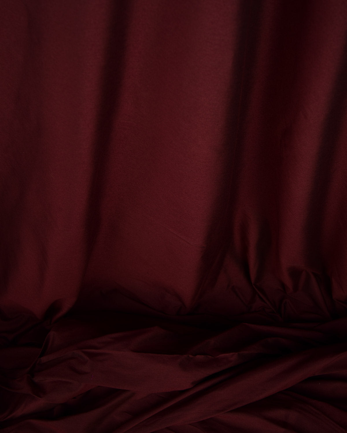 Mahogany Poly Cotton Silk Fabric-HolyWeaves