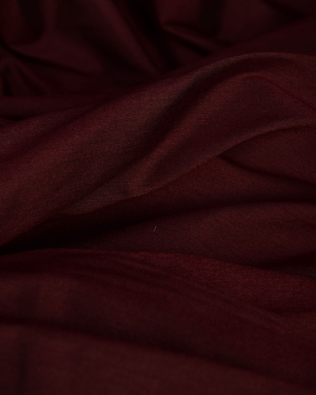 Mahogany Poly Cotton Silk Fabric-HolyWeaves