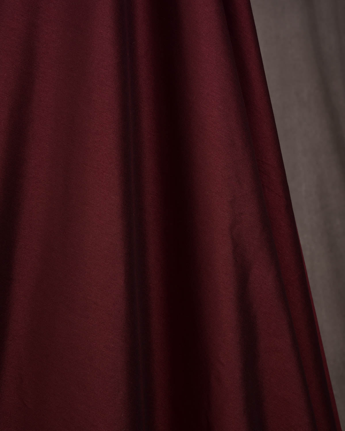 Mahogany Poly Cotton Silk Fabric-HolyWeaves