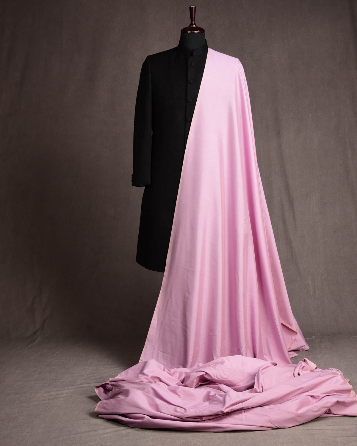 English Lavender Poly Cotton Silk Fabric-HolyWeaves