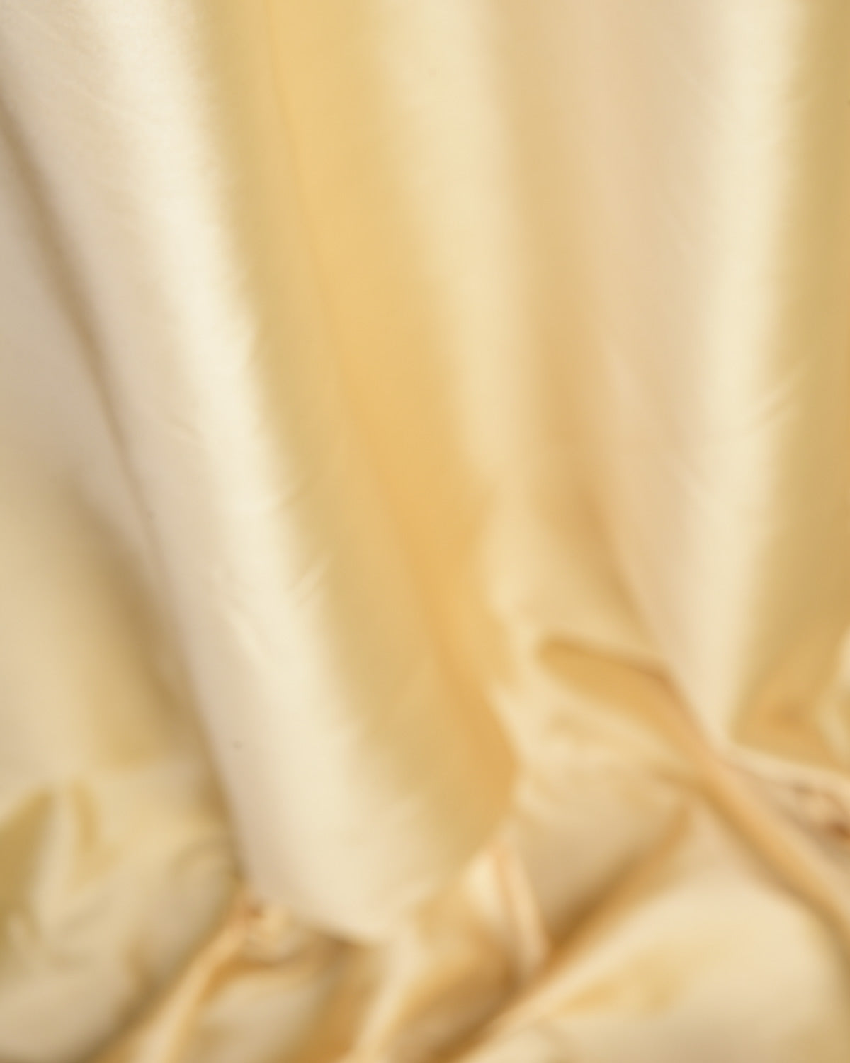 Butter Cream Plain Satin Viscose Silk Fabric-HolyWeaves