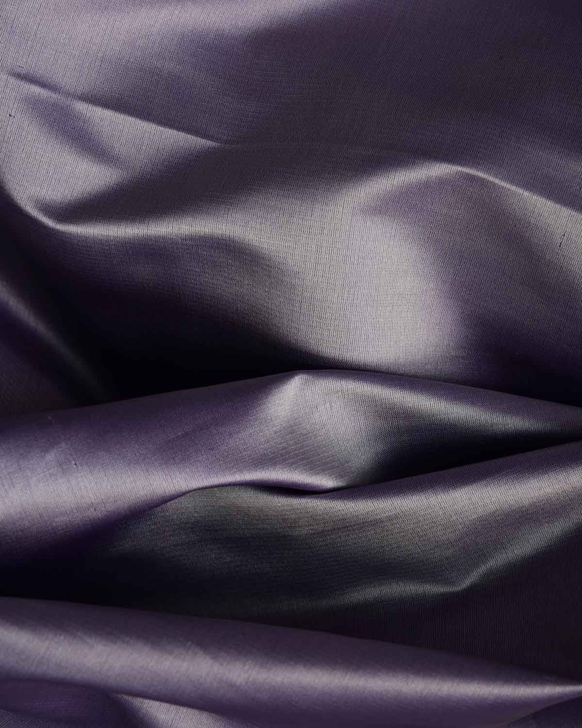 Amethyst Plain Satin Viscose Silk Fabric-HolyWeaves