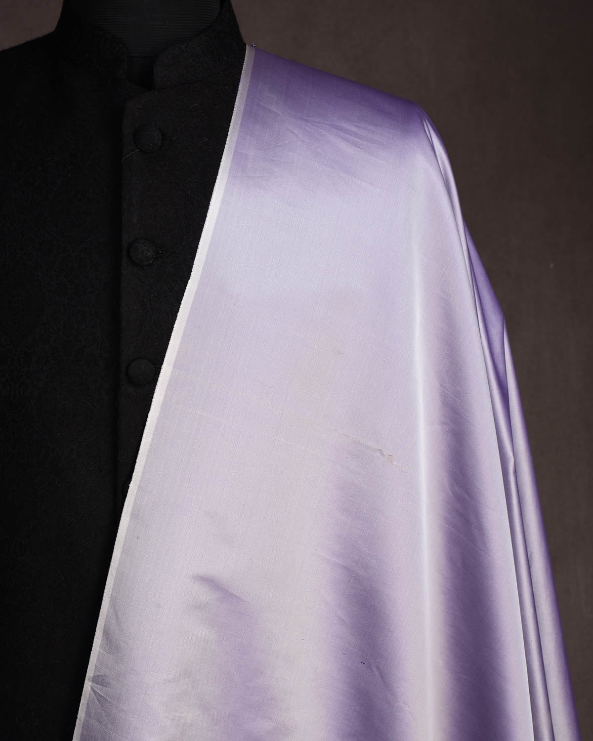 Amethyst Plain Satin Viscose Silk Fabric-HolyWeaves