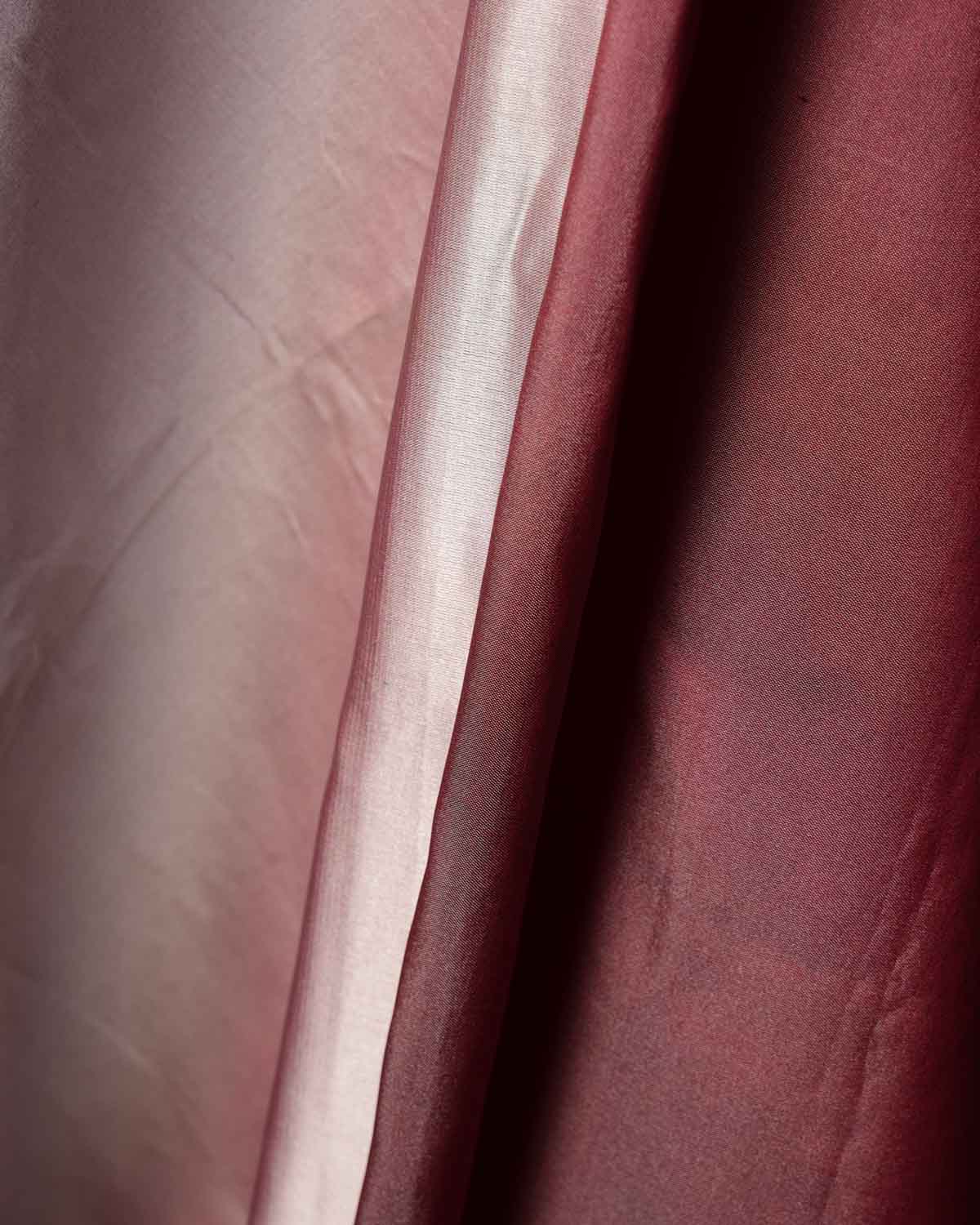 Garnet Plain Satin Viscose Silk Fabric-HolyWeaves
