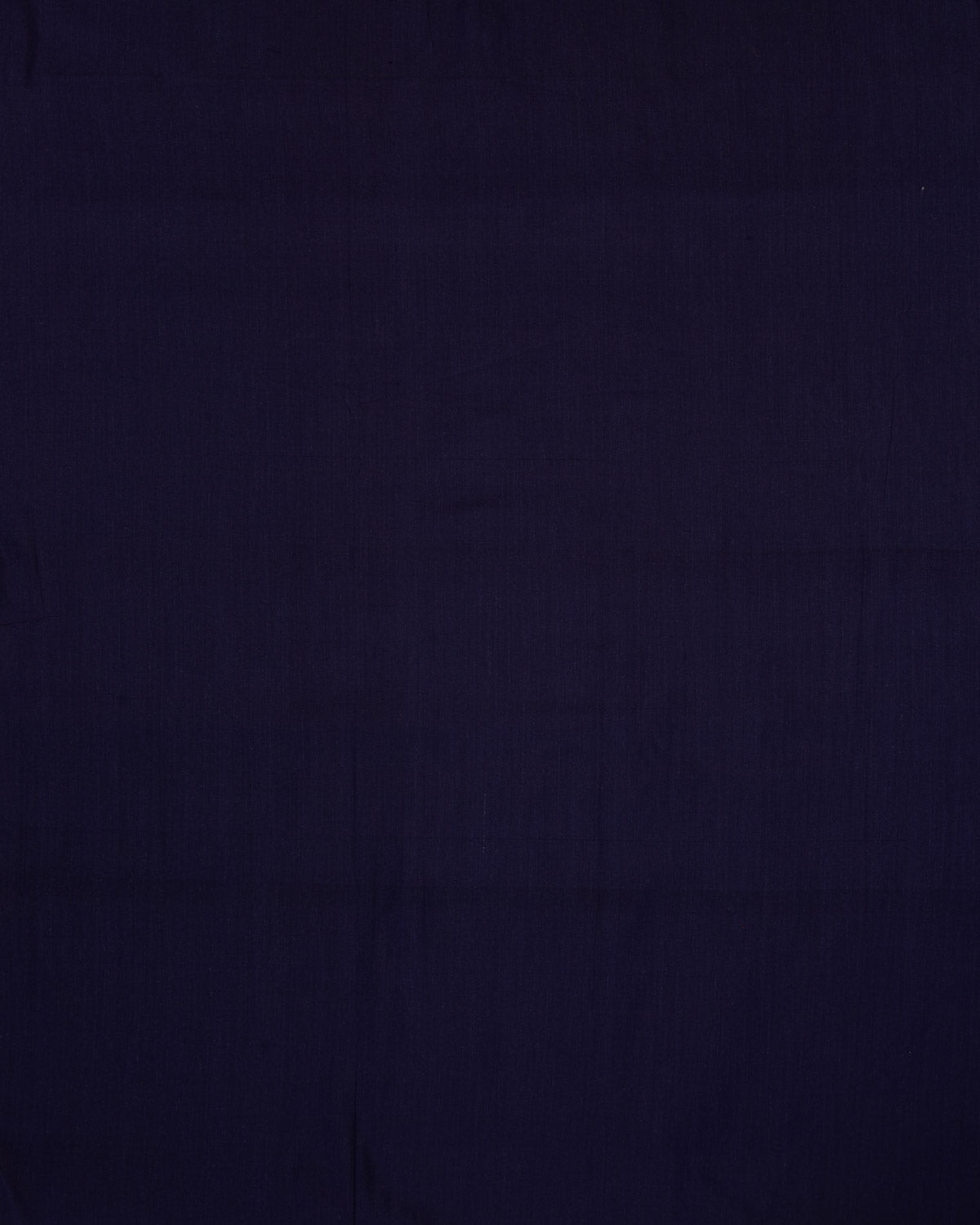 Navy Blue Banarasi Plain Woven Spun Silk Fabric-HolyWeaves