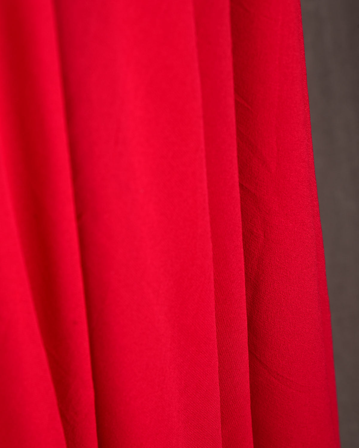 Red Woven Pure Georgette Fabric-HolyWeaves