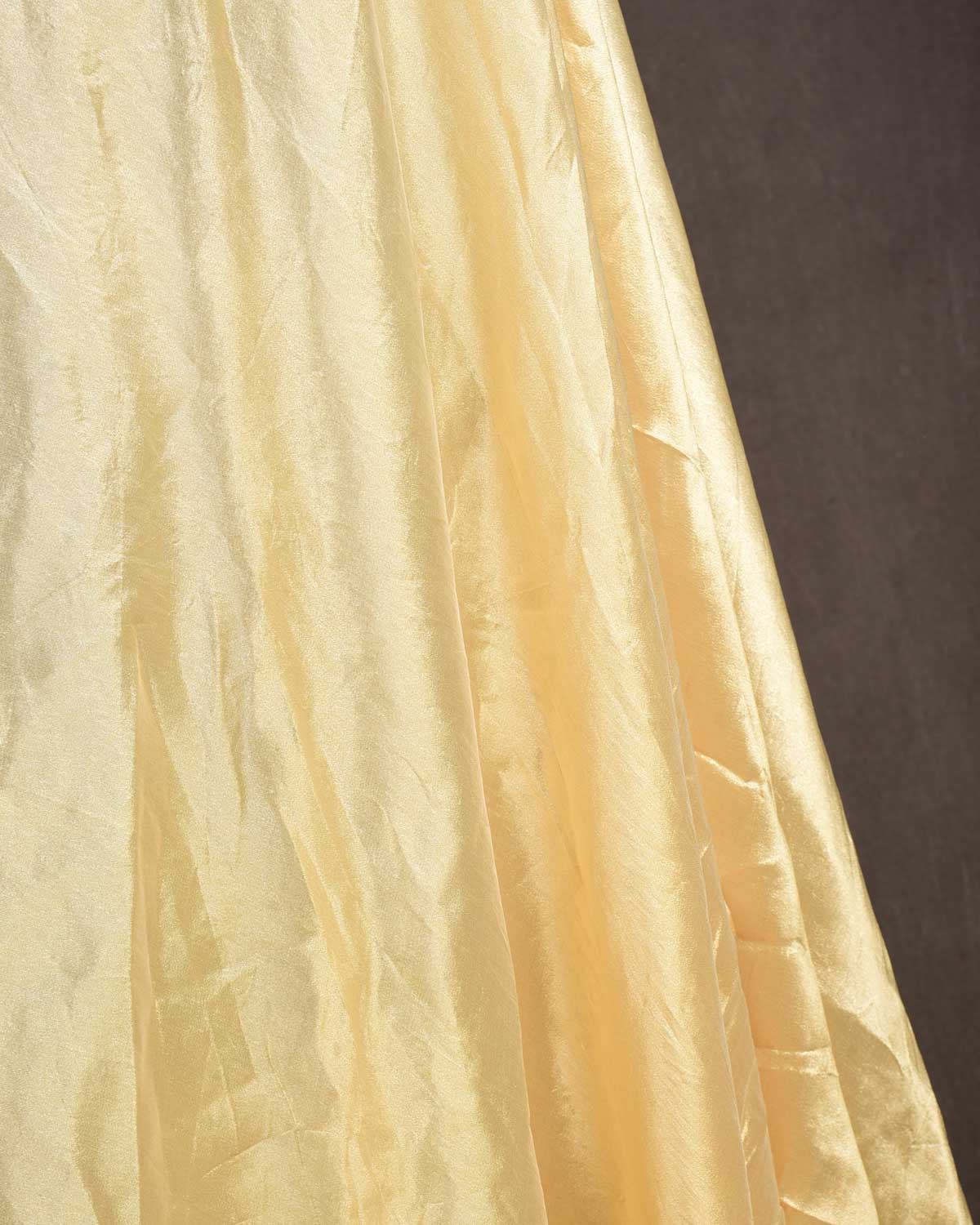 Gold Woven Tissue Banarasi Fabric-HolyWeaves
