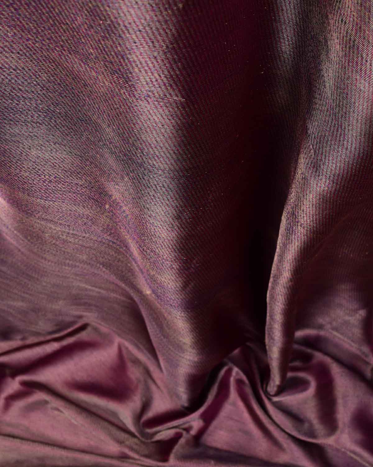 Metallic Multi-color Ektara Drill Brocade Handwoven Katan Silk Banarasi Fabric-HolyWeaves