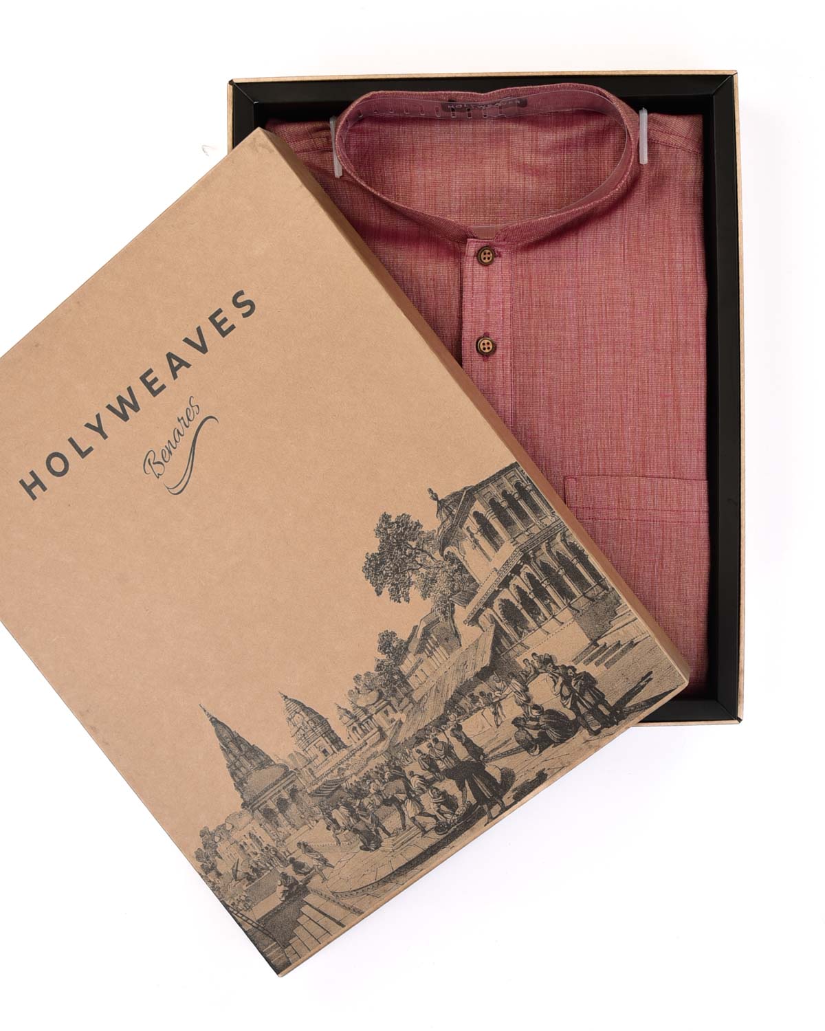 Redwood Cotton Silk Mens Kurta Pyjama-HolyWeaves