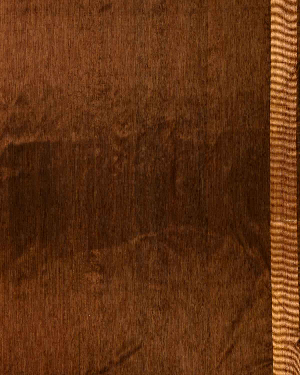 Black Banarasi Alfi Jaguar Resham Brocade Handwoven Katan Silk Saree - By HolyWeaves, Benares