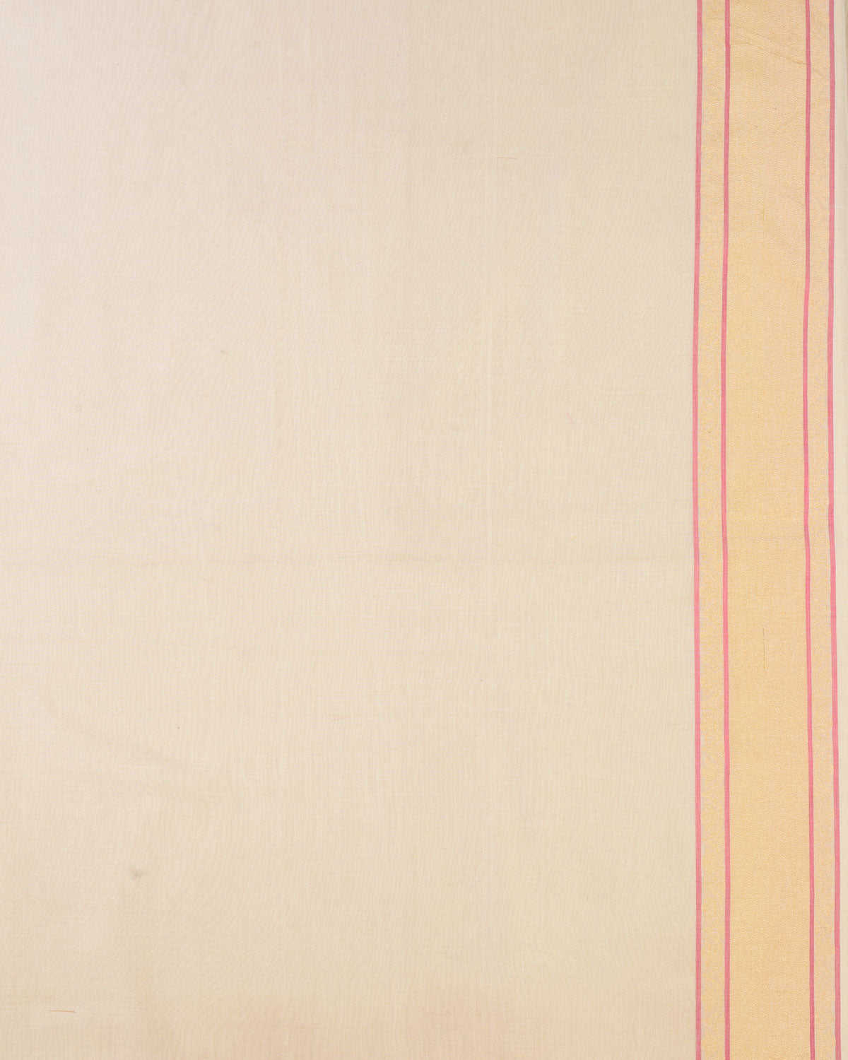 White Banarasi Ektara Sona Rupa Pauri Cutwork Brocade Handwoven Cotton Silk Saree-HolyWeaves