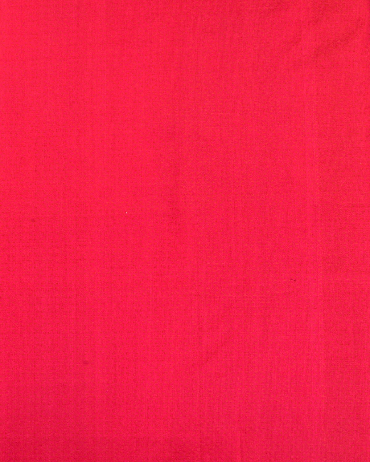 Red Banarasi Fuchsia Pink Feather Border Kadhuan Brocade Handwoven Kora Silk Saree-HolyWeaves