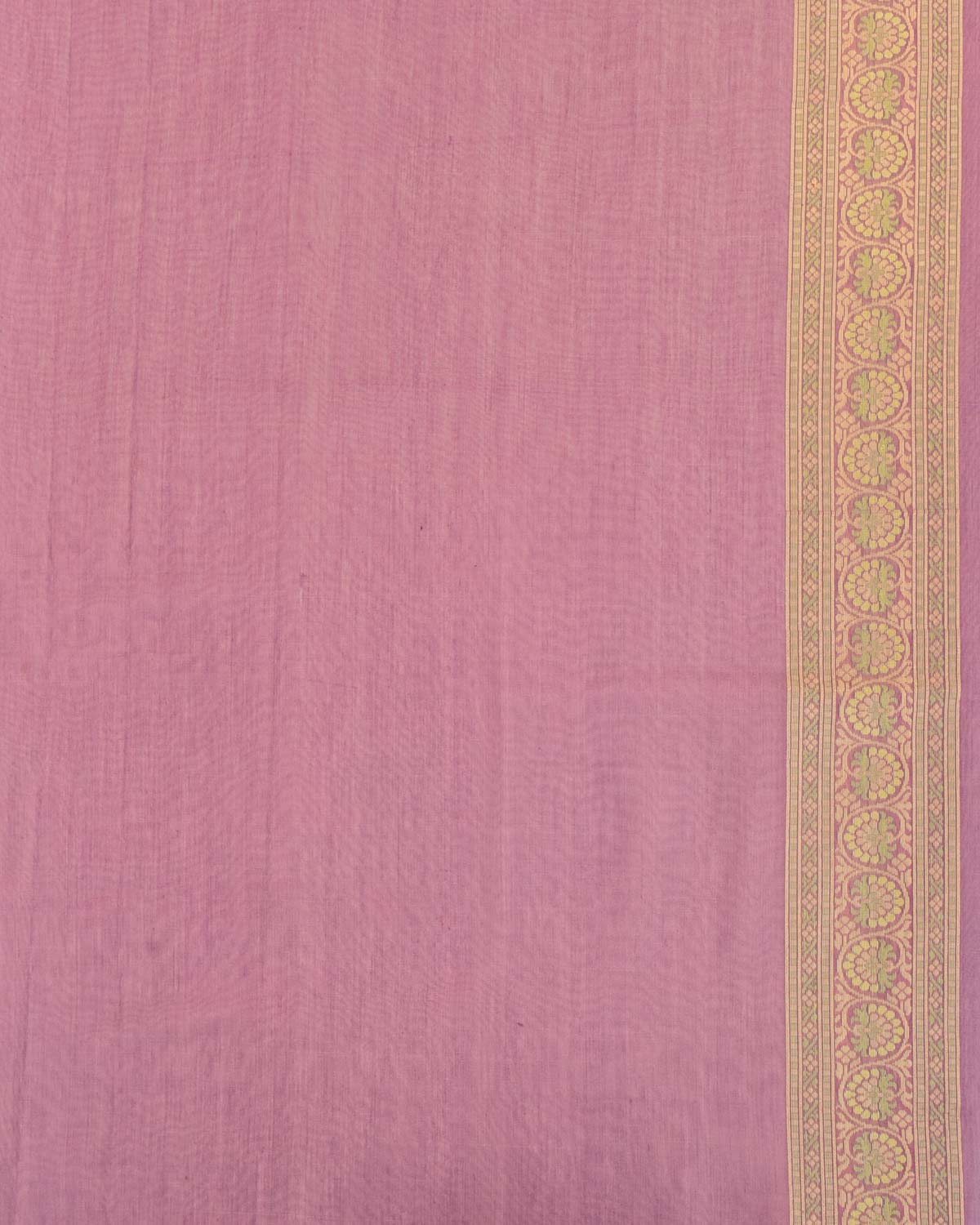 Mauve Banarasi Paisley Leaf Buta Cutwork Brocade Woven Art Cotton Silk Saree-HolyWeaves