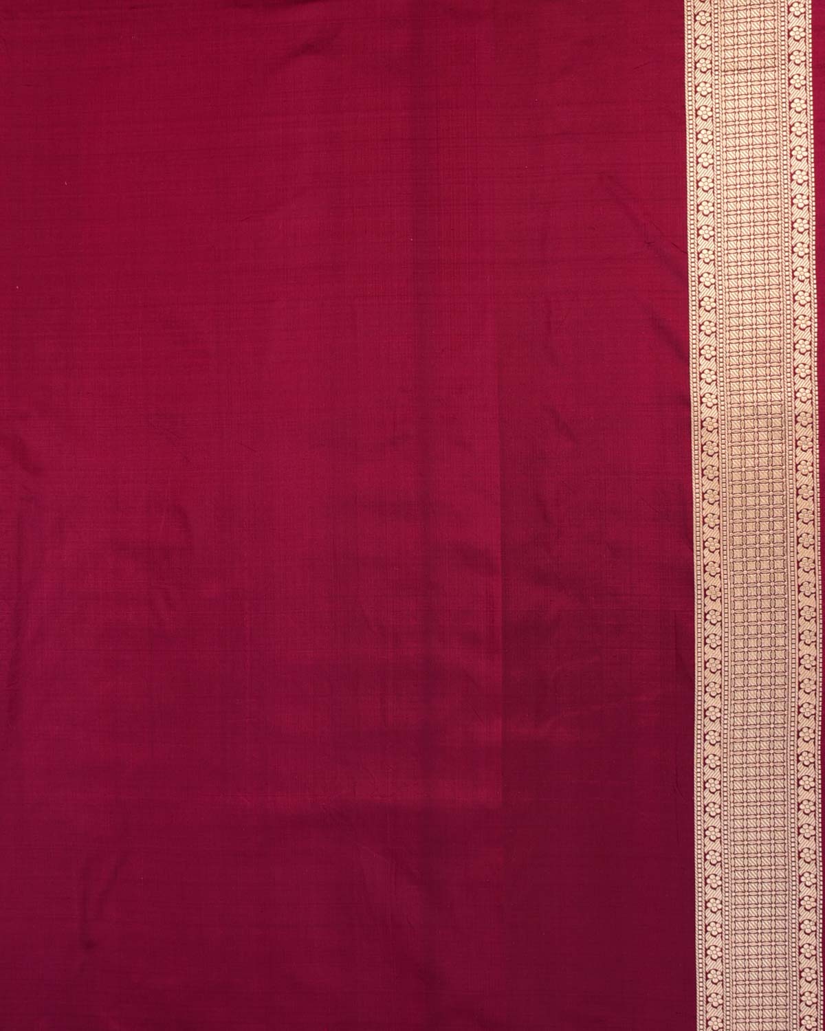Shot Purple Gold Zari And Meena Mughal Damask Cutwork Brocade Handwoven Katan Silk Banarasi Saree-HolyWeaves