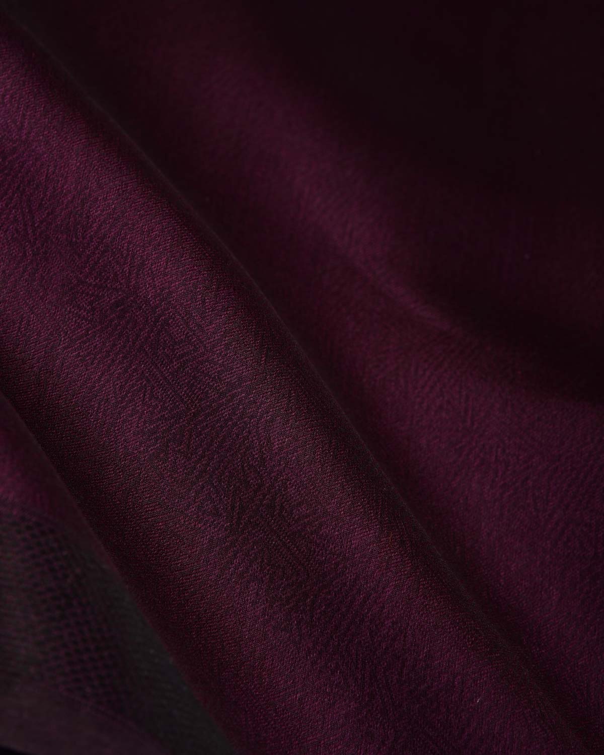 Purple WATERMARK Abstract Geometry Brocade Handwoven Kora Silk Banarasi Saree-HolyWeaves