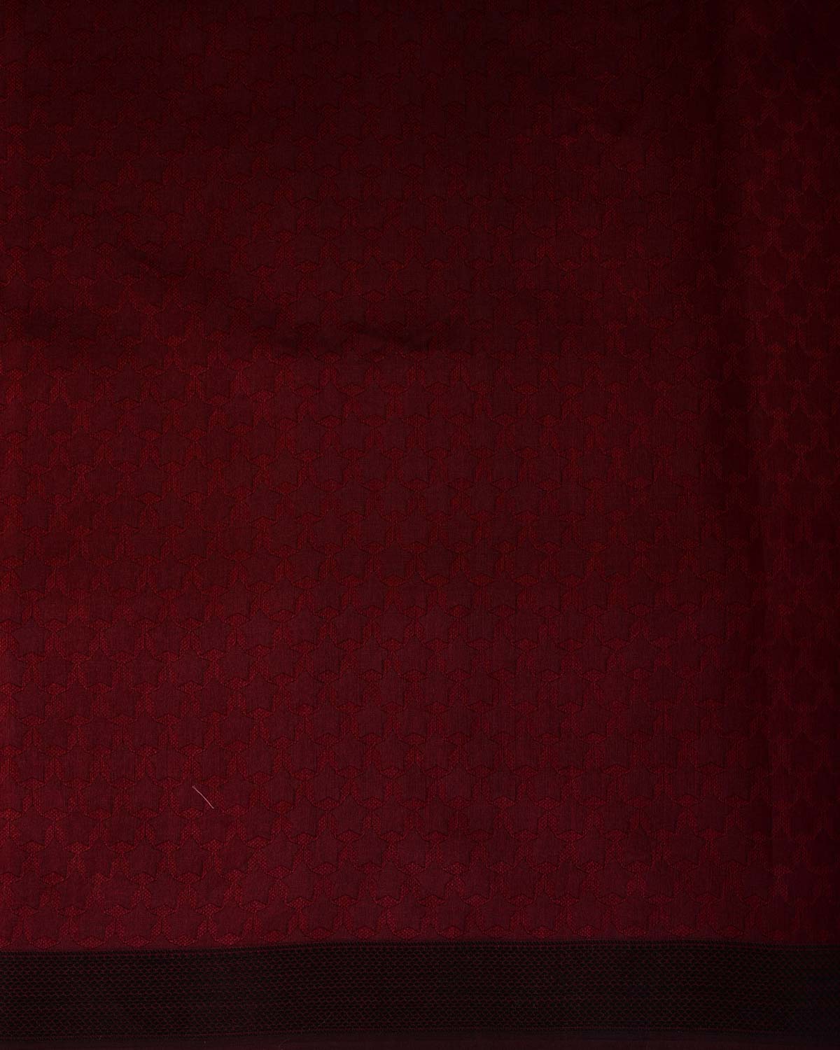 Maroon WATERMARK Stars Tanchoi Handwoven Kora Silk Banarasi Saree-HolyWeaves