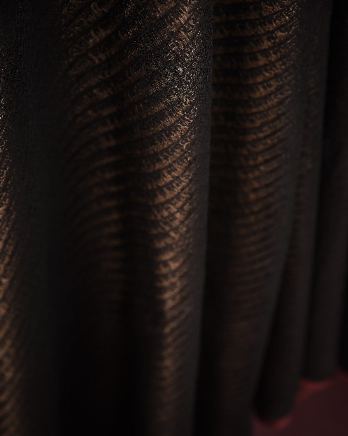 Metallic Black Antique Zari Geeta Shlok 2.47 Brocade Handwoven Silk Wool Unisex Dress Shawl-HolyWeaves