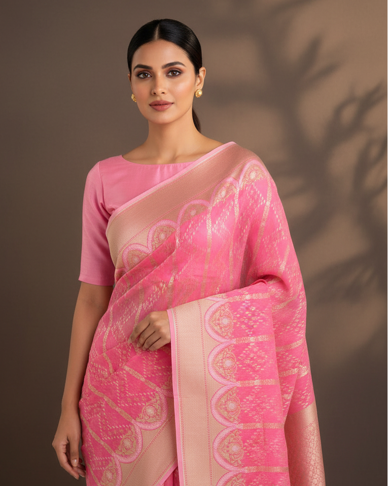 Pink Lighter Tone Corrected Border