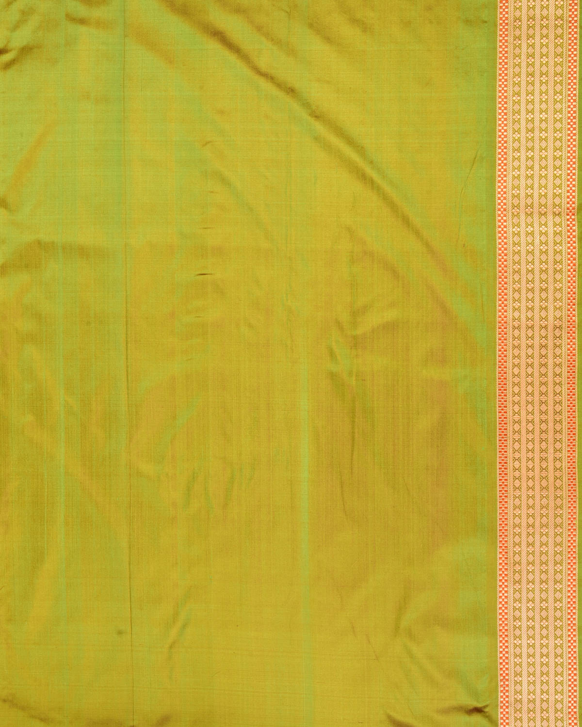 Green Banarasi Gold Zari Floral Buta Cutwork Brocade Handwoven Katan Silk Saree - By HolyWeaves, Benares