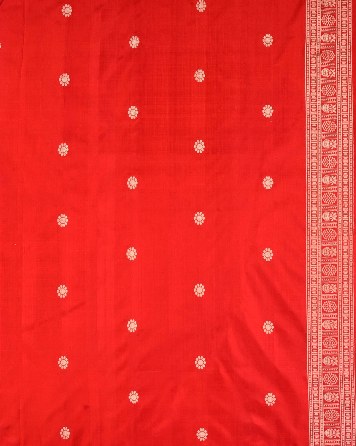 Shot Brown Banarasi Gold Zari Cutwork Brocade Handwoven Katan Silk Saree with Paithani Border Pallu - By HolyWeaves, Benares