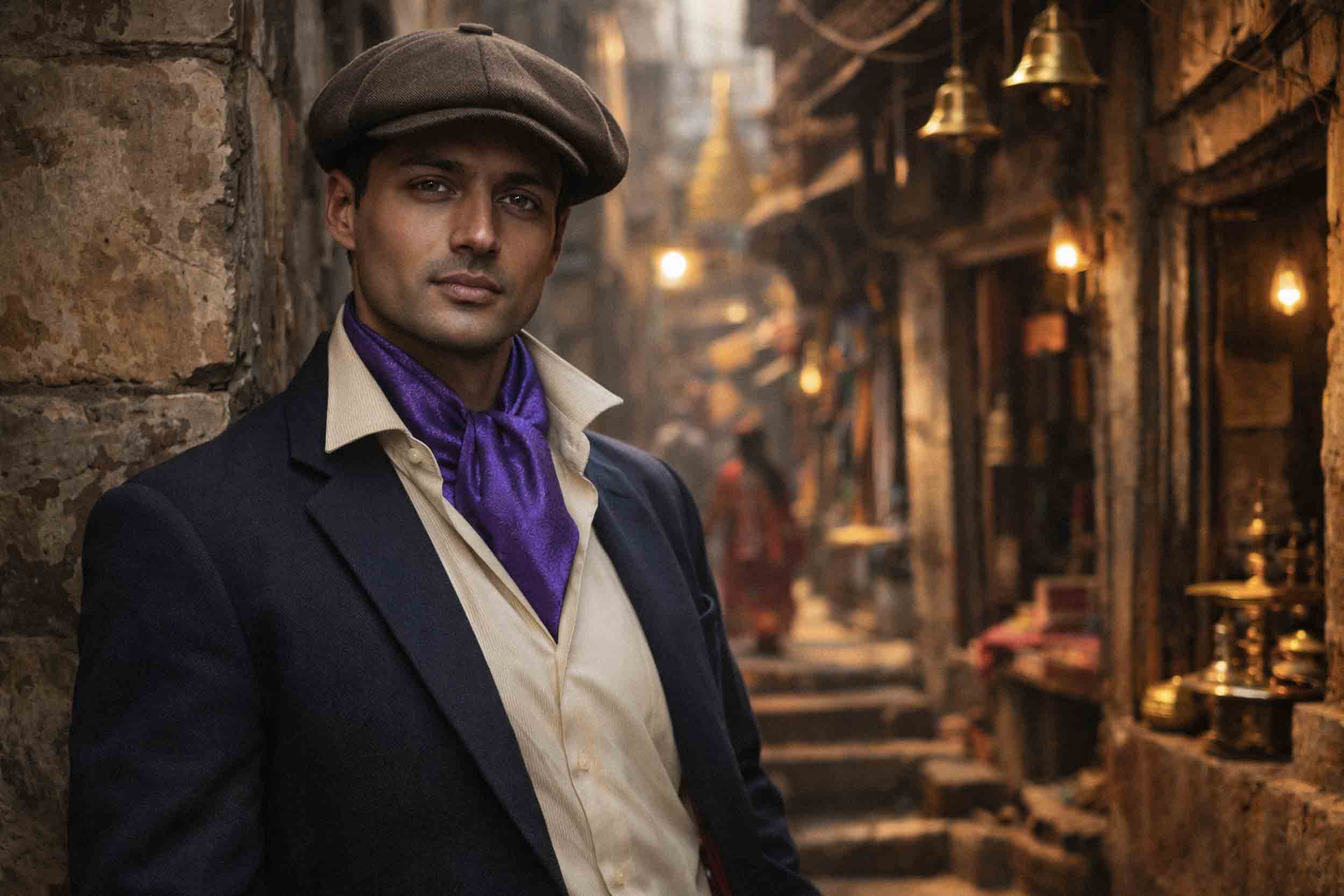 Silk Ascot Ties For Men-HolyWeaves