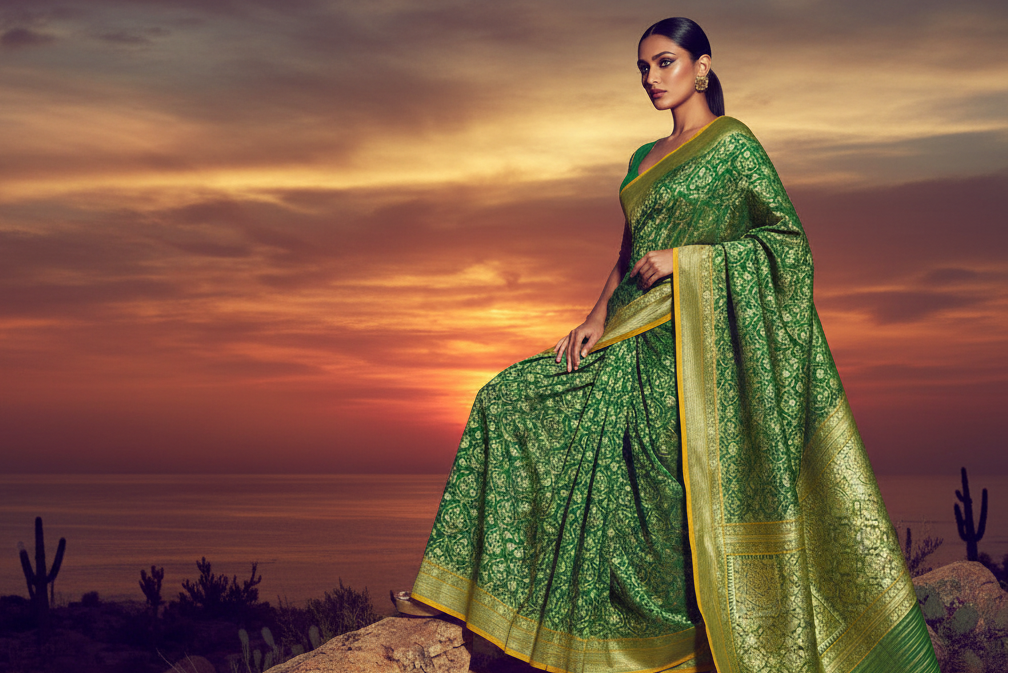 Varṇāmbari | Handloom Cotton Sarees-HolyWeaves