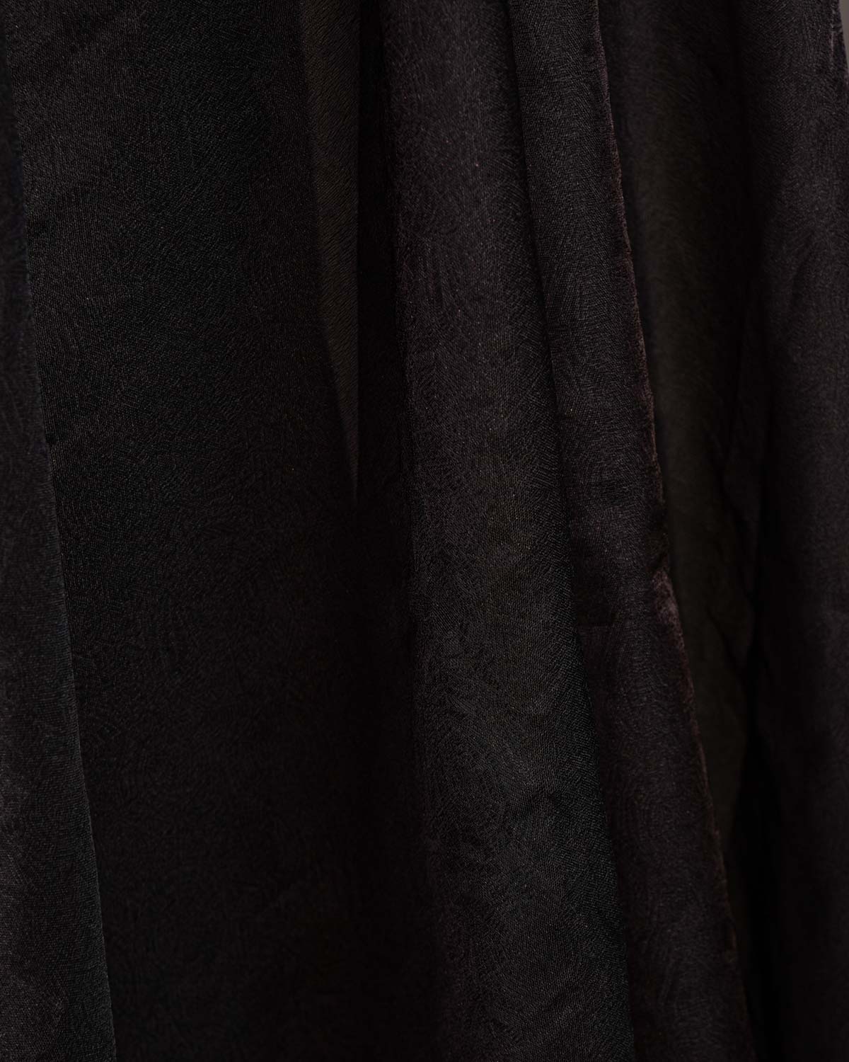 Metallic Black WATERMARK Spider Web Brocade Handwoven Kora Tissue Banarasi Dupatta-HolyWeaves