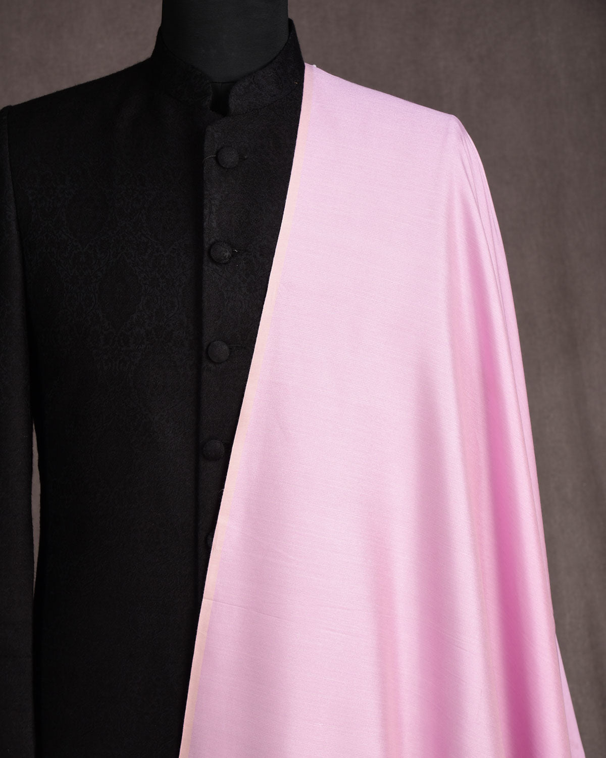 English Lavender Poly Cotton Silk Fabric-HolyWeaves