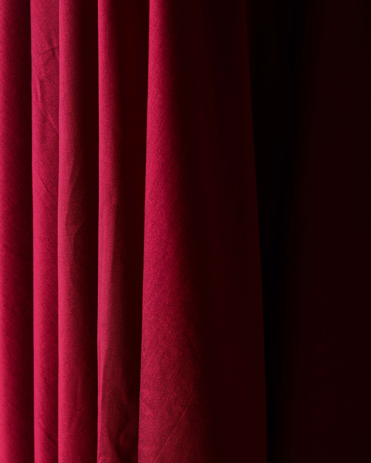 Sangria Maroon Woven Poly Cotton Silk Fabric-HolyWeaves