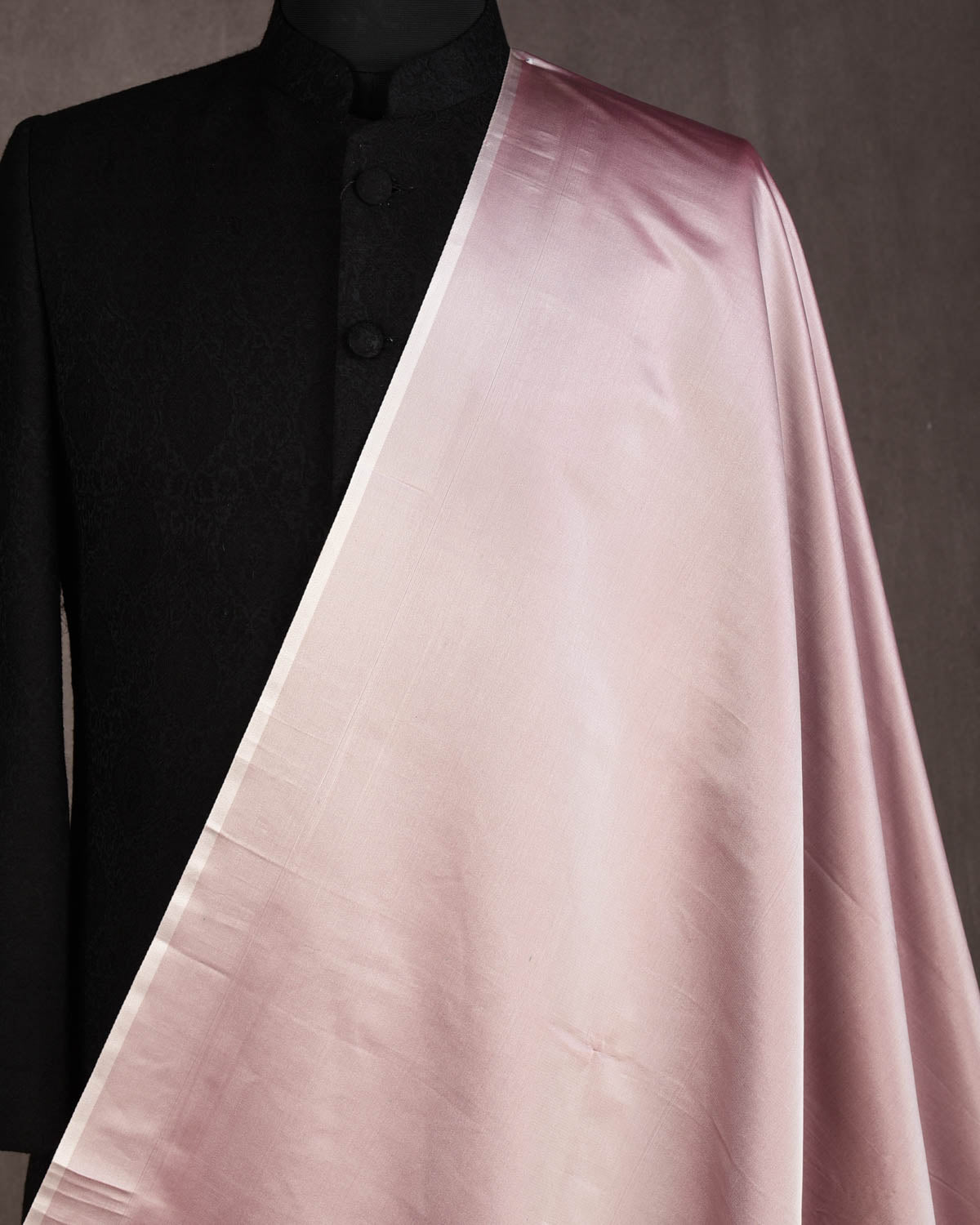 Garnet Plain Satin Viscose Silk Fabric-HolyWeaves