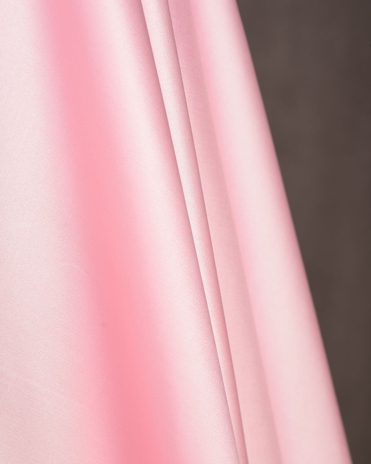 Misty Rose Pink Solid Satin Woven Viscose Silk Banarasi Fabric-HolyWeaves