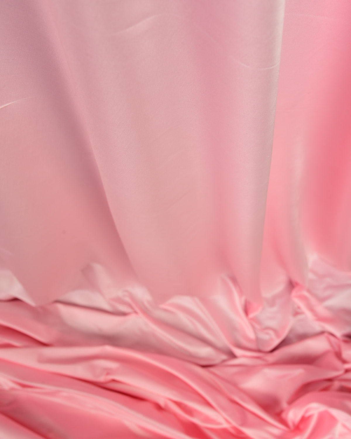 Misty Rose Pink Solid Satin Woven Viscose Silk Banarasi Fabric-HolyWeaves