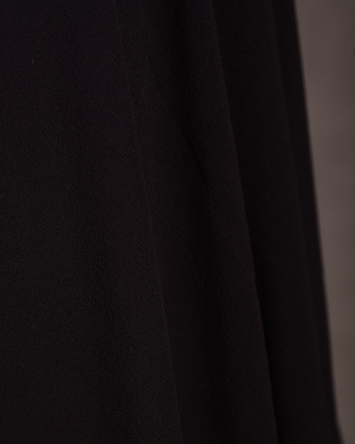 Black Woven Pure Georgette Fabric-HolyWeaves