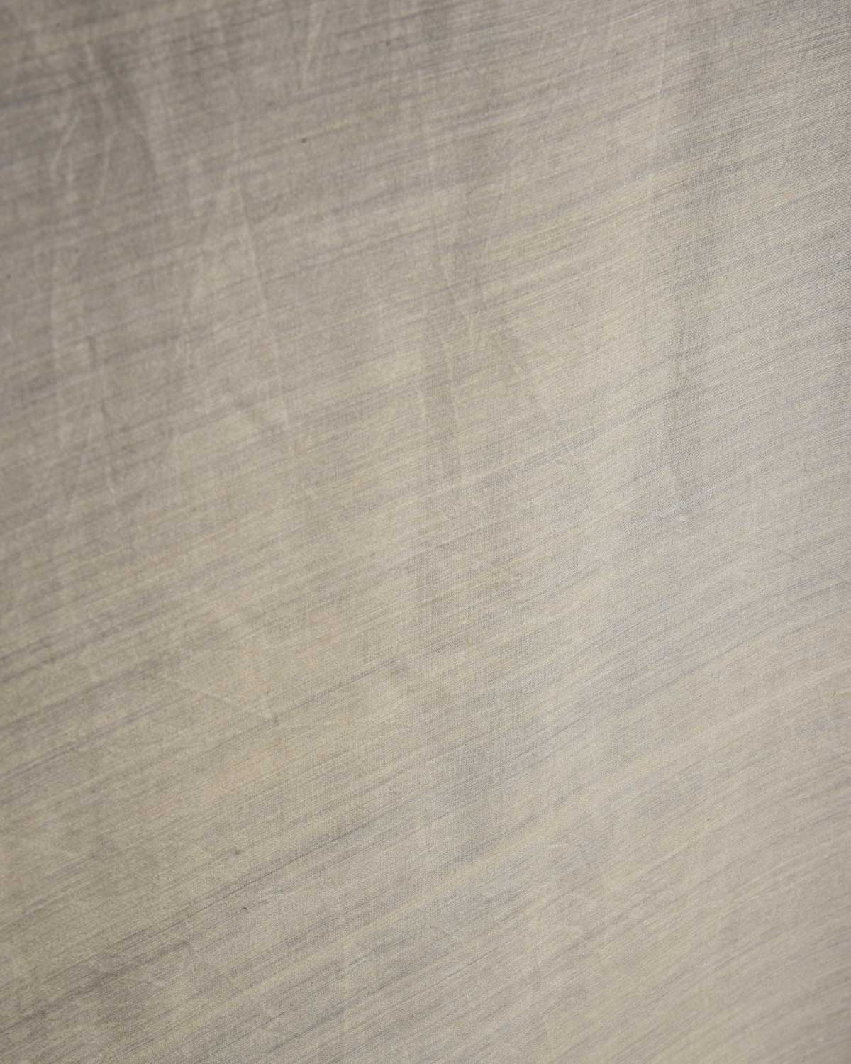 Beige Banarasi Plain Muga Silk Fabric-HolyWeaves