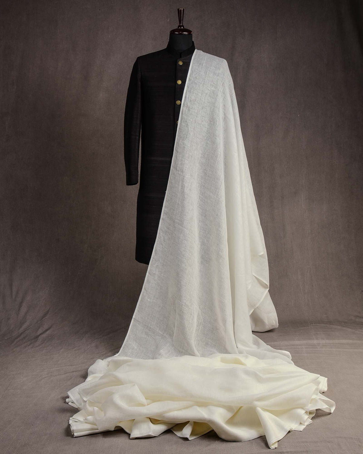 White Woven Linen Fabric-HolyWeaves
