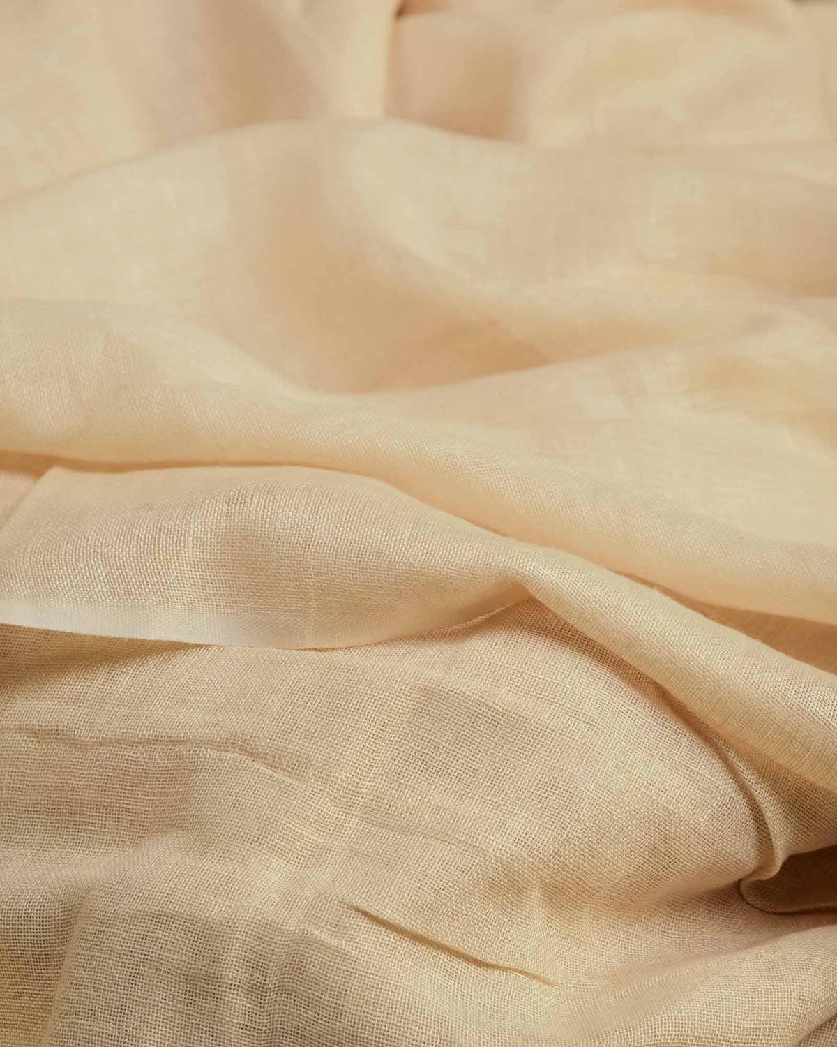 Beige Woven Linen Fabric-HolyWeaves
