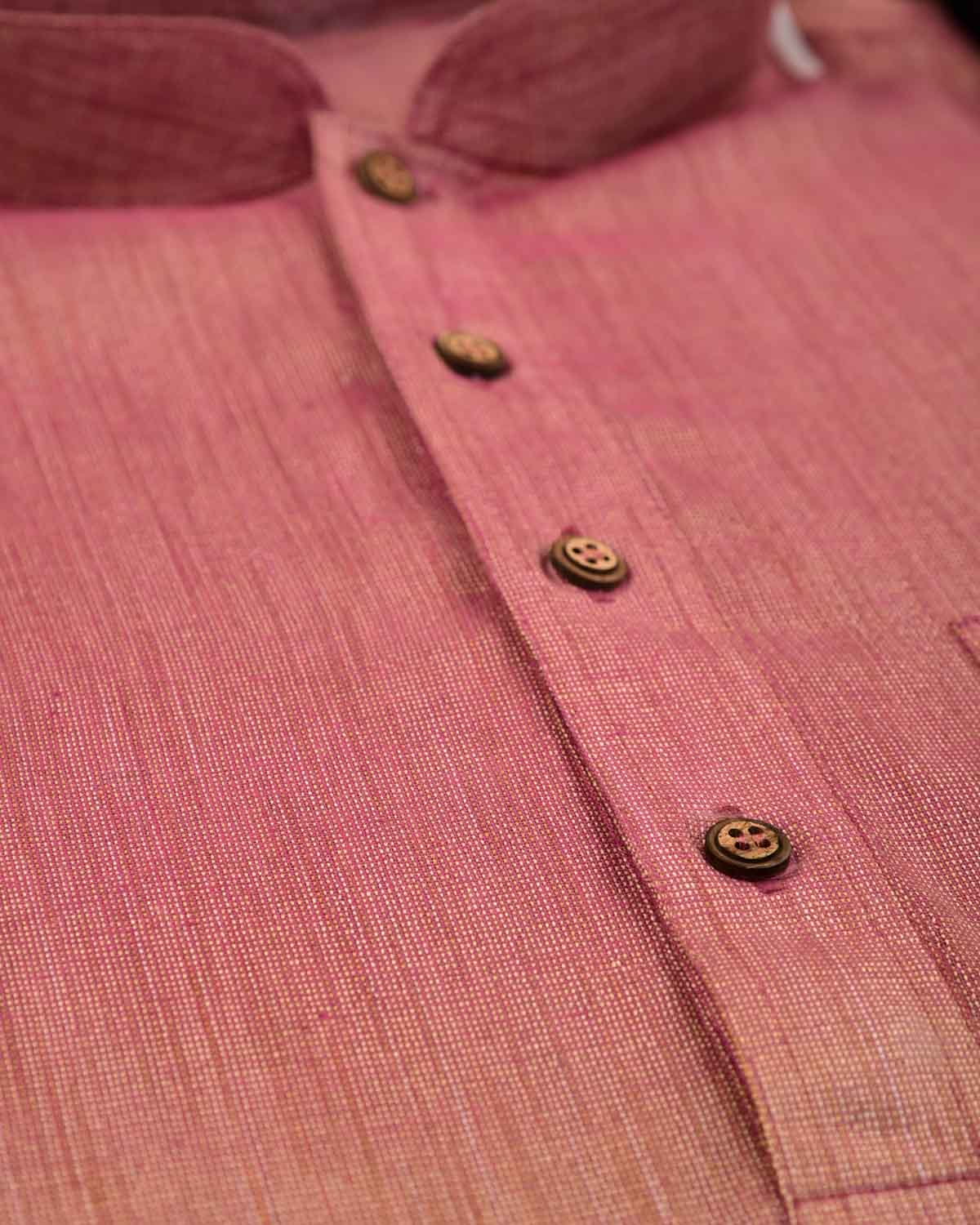 Redwood Cotton Silk Mens Kurta Pyjama-HolyWeaves