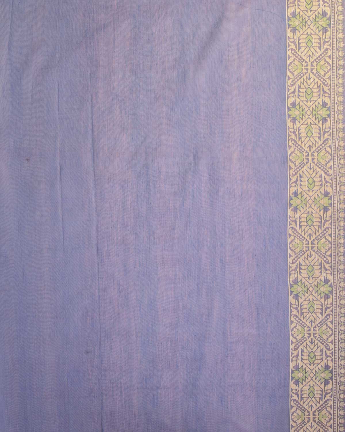 Shot Pink Blue Banarasi Alfi Resham Buti Cutwork Brocade Woven Art Cotton Silk Saree-HolyWeaves