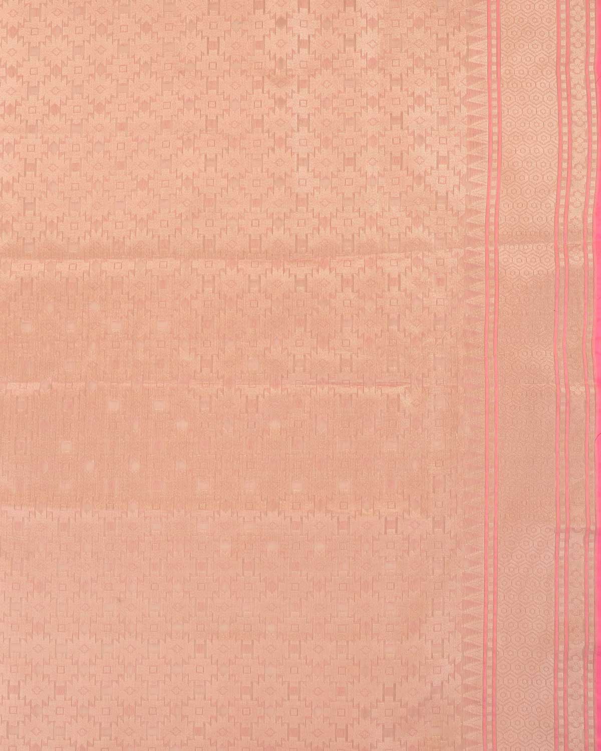 Mauve Banarasi Gold Zari & Meenekari Paisley Jaal Cutwork Brocade Woven Art Kora Silk Saree-HolyWeaves