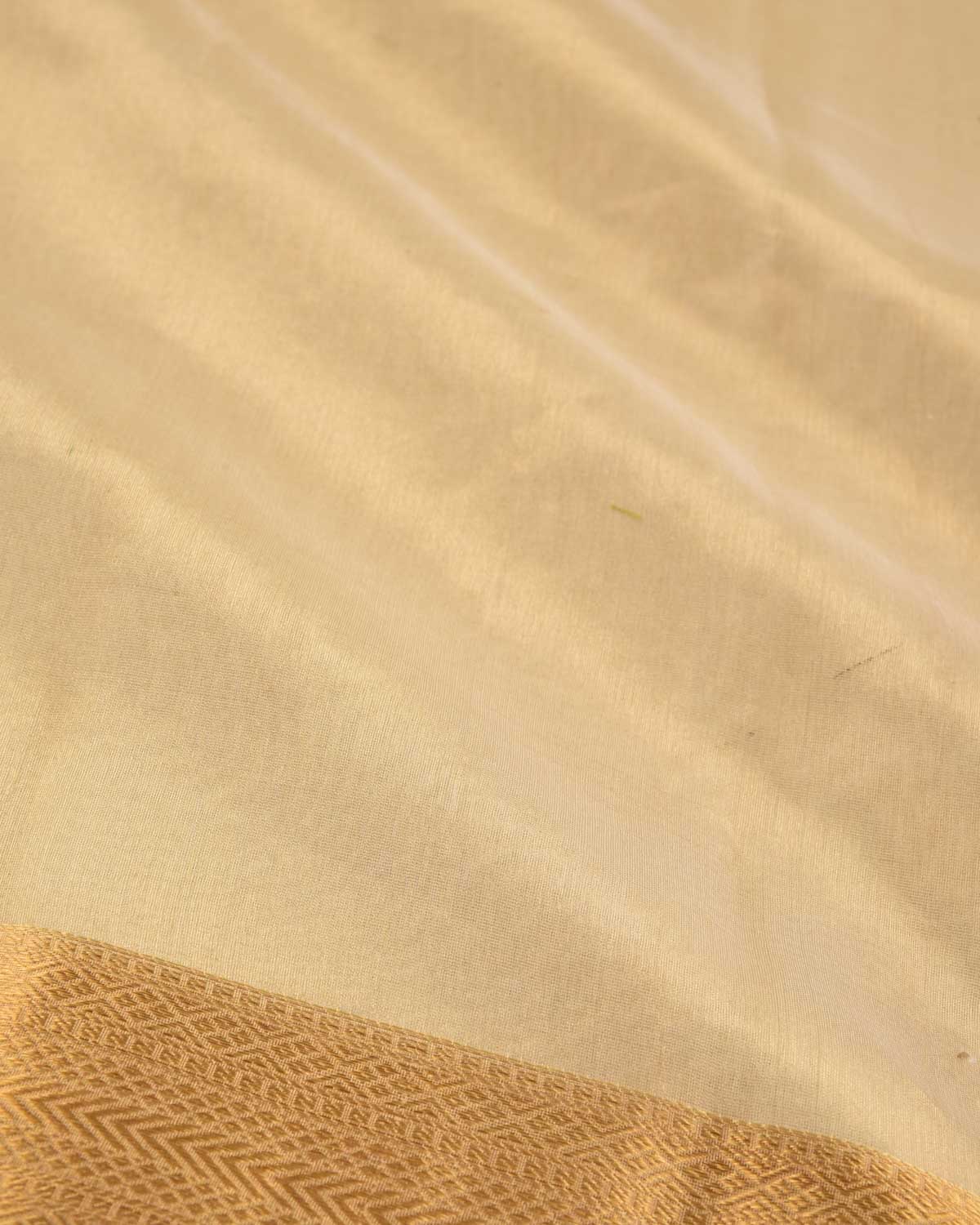 Gold Banarasi Brocade Woven Tissue Saree-HolyWeaves